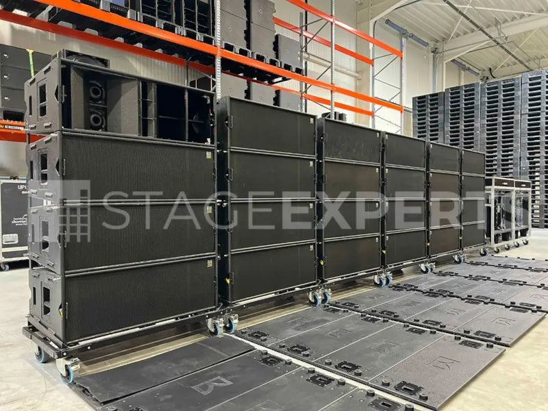 Martin Audio W8LC Line Array – 24 Cabinets with Flygrids