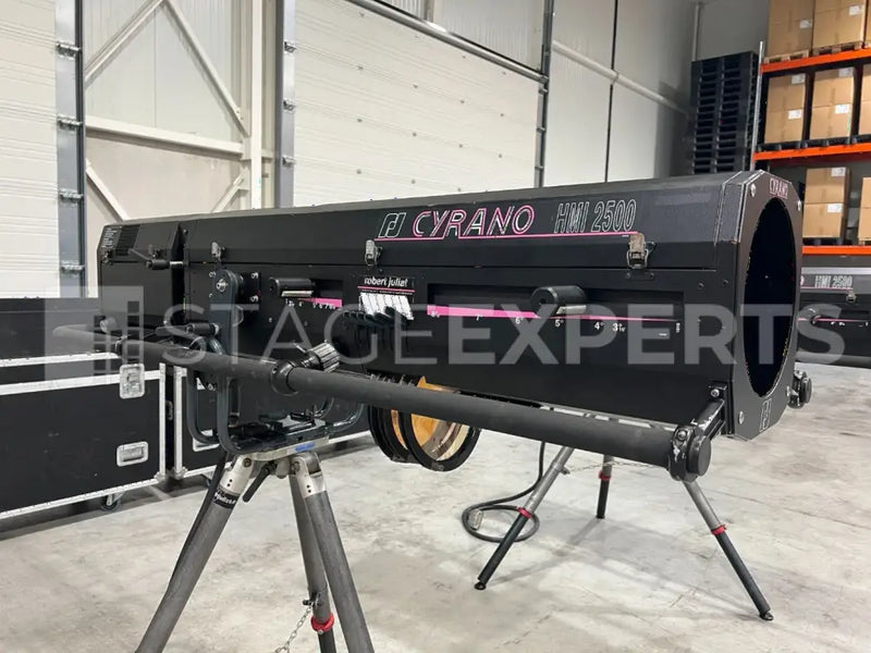 Robert Juliat Cyrano 2500W HMI Followspots – Pair