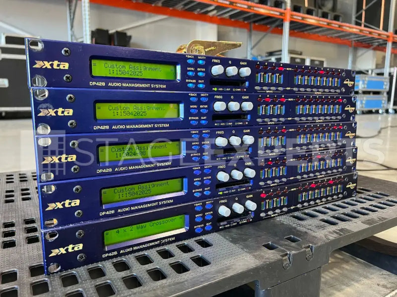 XTA DP428 4-in 8-out Speaker Management System – 3x