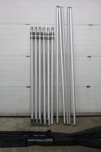 Global Truss Pipe and Drape Curtain System, 18 m Set
