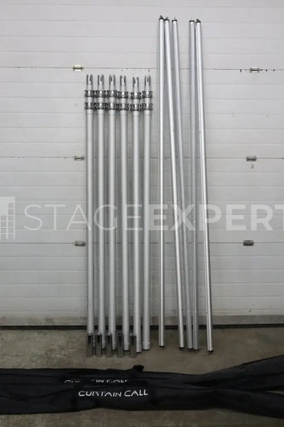 Global Truss Pipe & Drape System, 18 m Curtain Set - Hardware