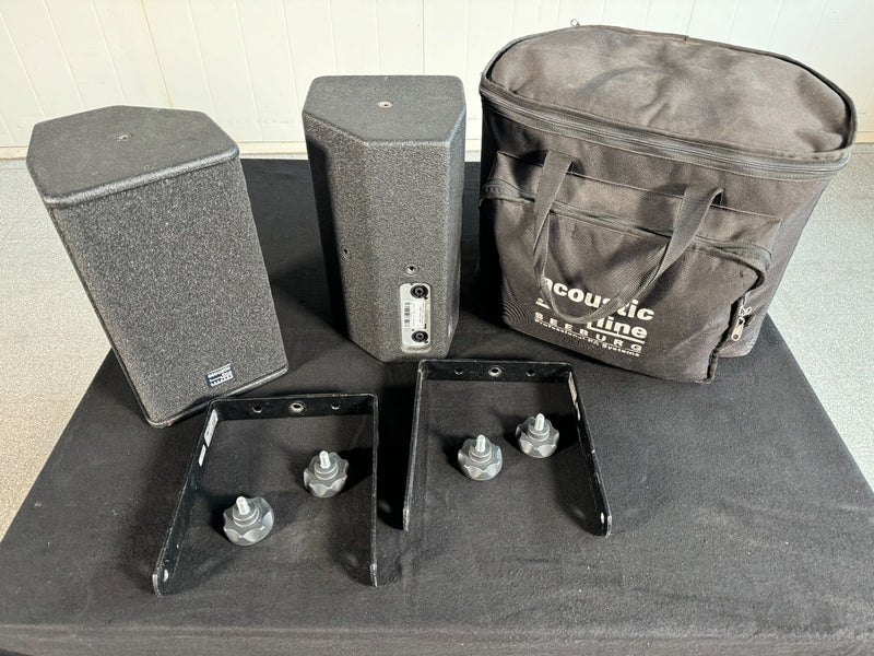 Seeburg TS Nano Speaker Package with Flying Brackets & Bag