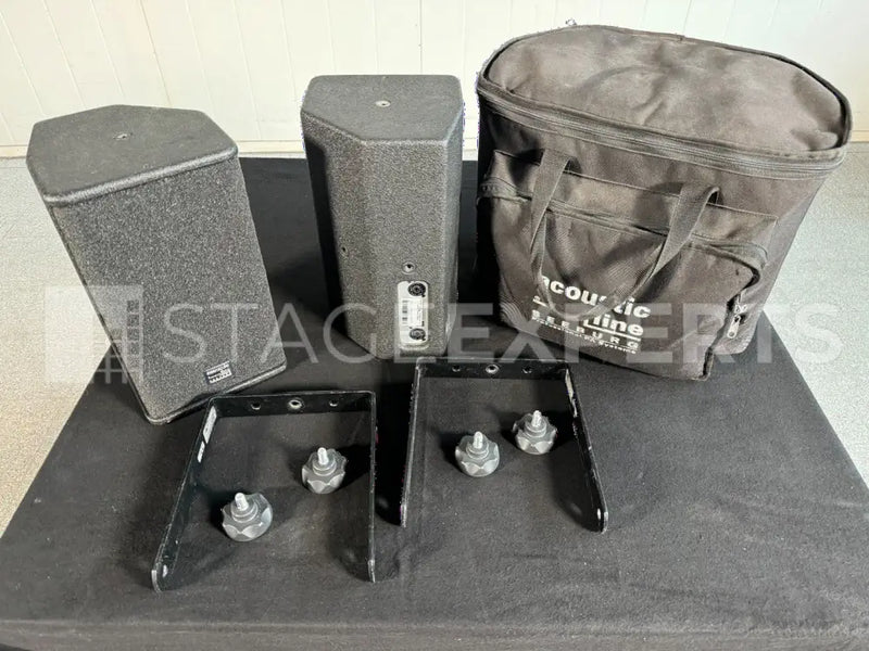 Seeburg TS Nano Speaker Pair with Flying Brackets & Bag