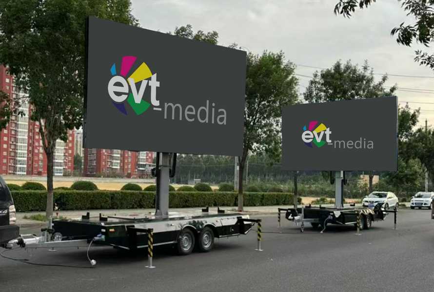 EVTmedia EVTled 5x3m LED Trailer – Outdoor Mobile Screen