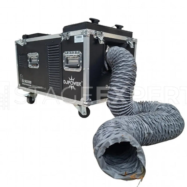 DJ POWER X-SW2000 Low Fog Machine, Water-Based, DMX 900W