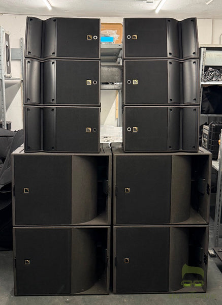 L-Acoustics A10/KS21 + LA4X system with rigging & cases