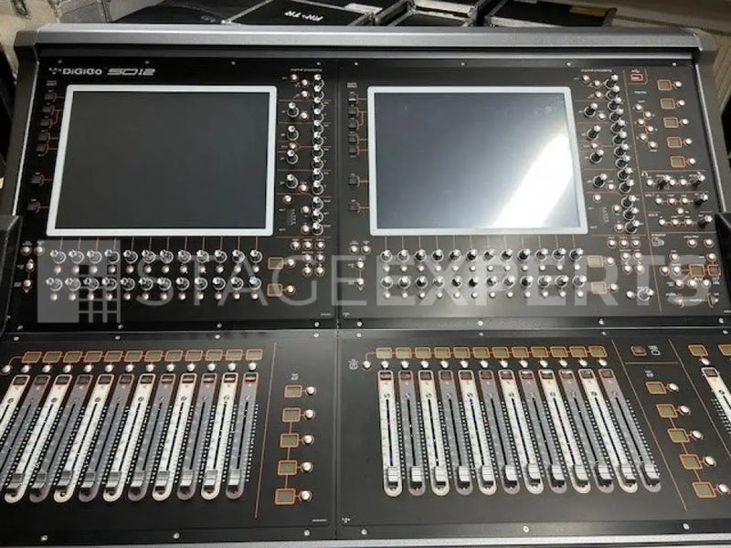 DiGiCo SD12 digital console with Waves, MADI & flip case