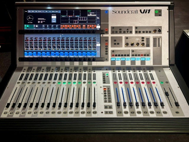 Soundcraft Vi1 Digital Mixing Console, 32 Mic/Line Inputs