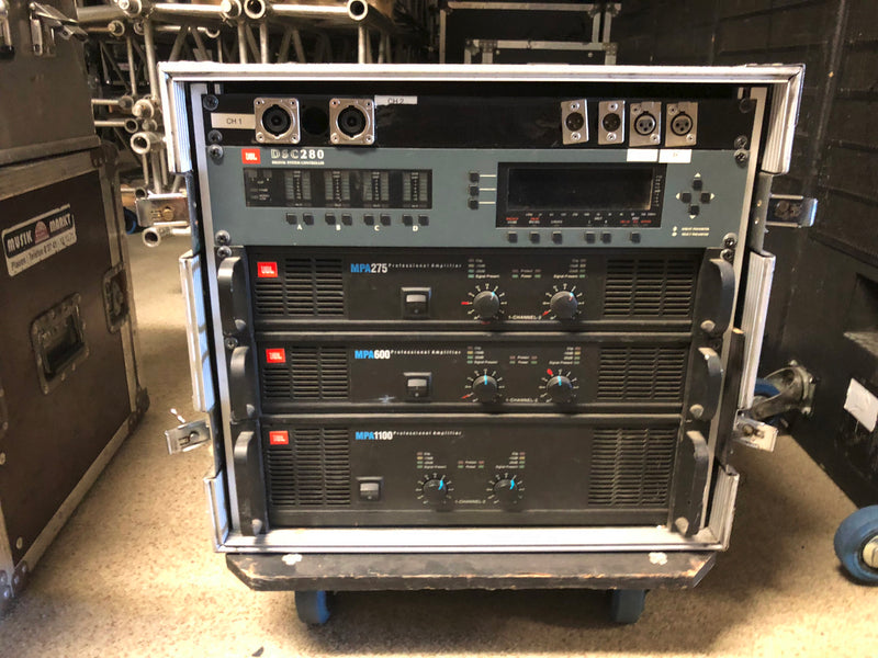 JBL MPA 275, 600 & 1100 Power Amplifier Rack Bundle