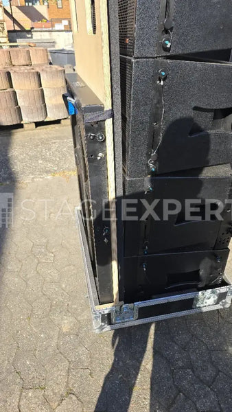 LAX AT312‑V2 Line Array 12‑Piece Set with Amp & NL8 Cabling