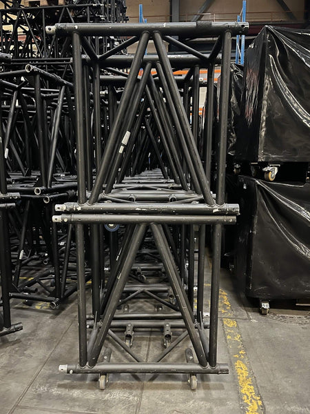 Expotruss X4K-100 1000mm Black 4-Point Truss Section Aluminium