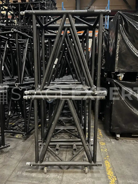 Expotruss X4K-100 1000mm Black 4-Point Truss Section Aluminium
