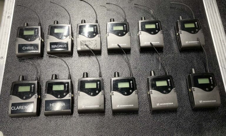 Sennheiser 2000 IEM Package – 5 TX, 12 RX, AC3000, A5000-CP