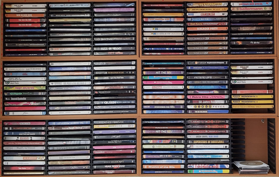 169 Original Music DVDs – Complete Set Only, Various Artists
