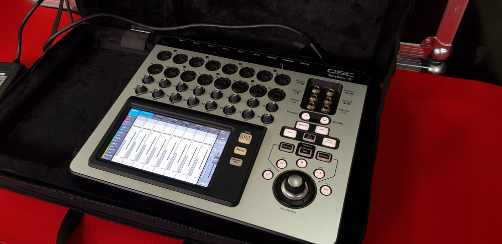 QSC TouchMix-16 Digital Mixer – Compact Pro Mixing Desk