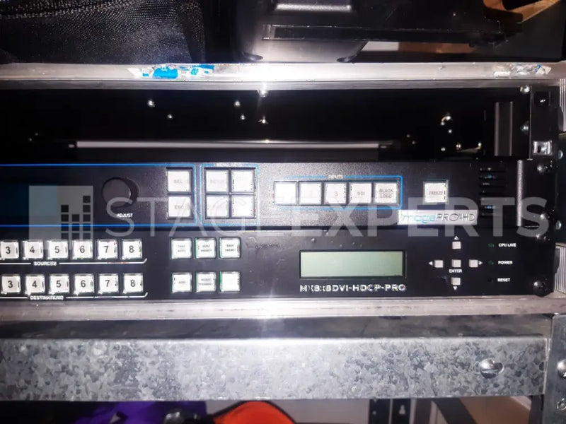 Barco ImagePRO HD + Lightware MX 8x8 FOH Rack System