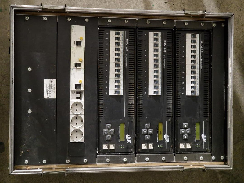 Elektron TERRA A-12 Dimmer Set – 3x 12x2.3 kW, with Case