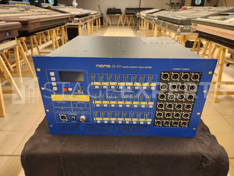 Midas DL431 24‑Channel Active Mic Splitter Stagebox