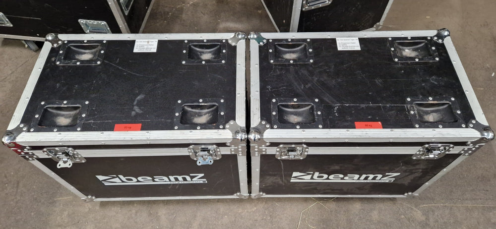 BeamZ Tiger 7R Moving Head Pair with Case & Cables Included