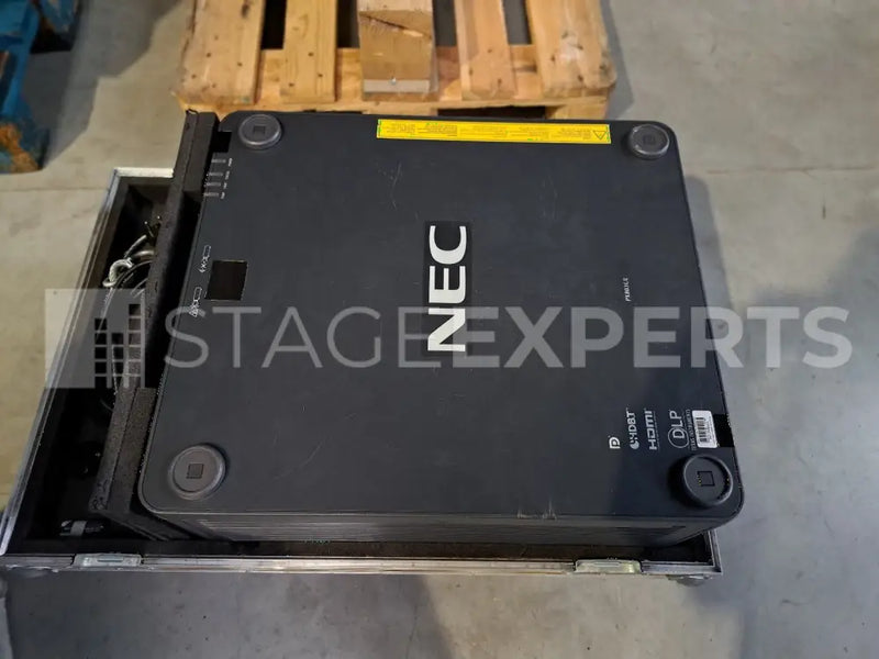 NEC PX803UL 8,000‑Lumen DLP Projector with Flight Case