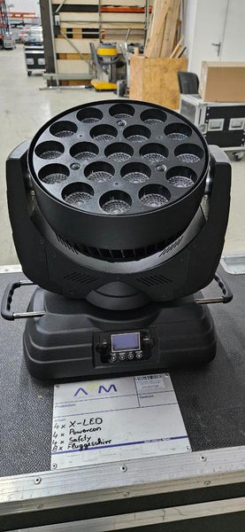 PR Lighting XLED 3019 RGBW Moving Wash, 19x20W LEDs