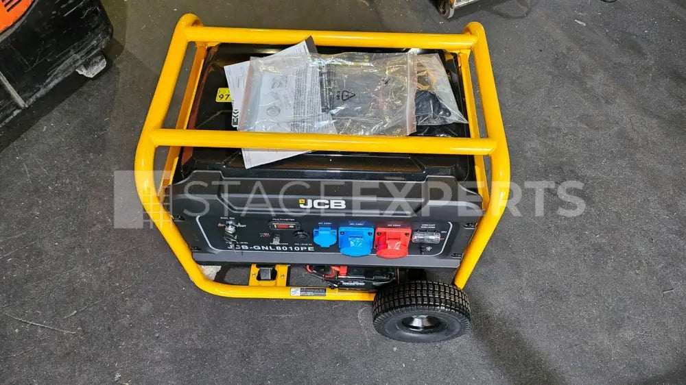 JCB GNL8010PE Generator – 7.5 kW petrol, electric start