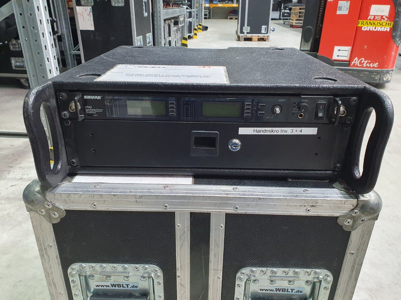 Shure UR4D Dual Receiver with Beta 58A & Beta 87A Handhelds