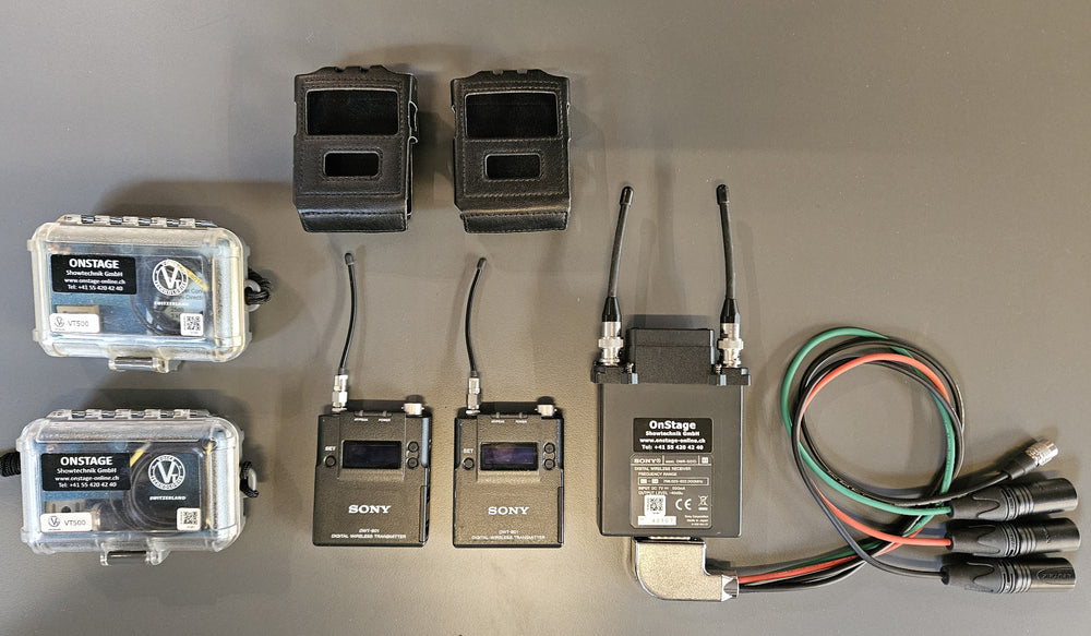 Sony DWR-S01D with 2x DWT-B01 & 2x VT500 Lavalier Set