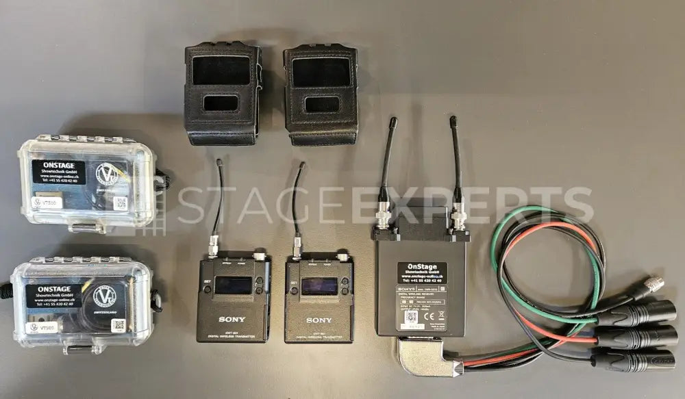Sony DWR-S01D + 2x DWT-B01 with 2x VT500 Lavalier Set