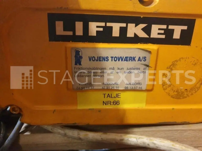 Liftket 500 kg D8 Chain Hoist, 24 V Control | Stage Experts