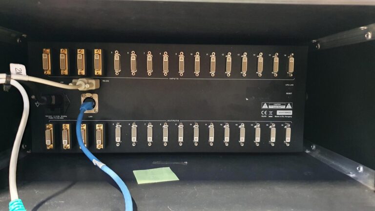 Lightware MX16x16DVI-Plus DVI Matrix Switcher with Case