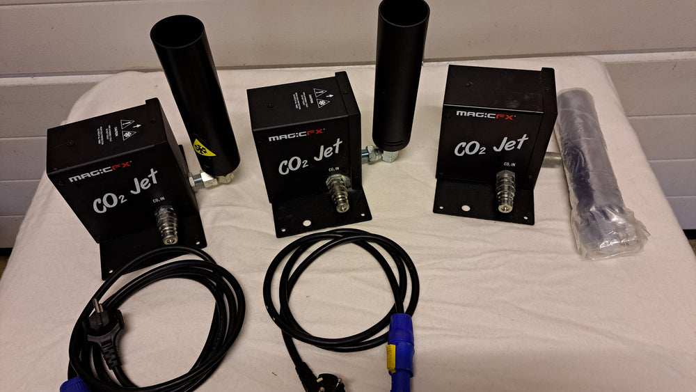 MAGICFX CO2 Jet I Set – 3 Jets with Hoses & Adaptors