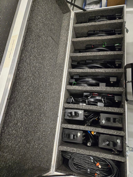 Robe Halo RGB Package – 24pcs with Flight Case & Cables
