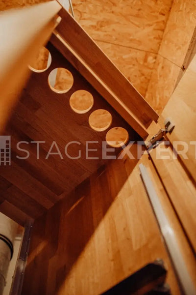 STAGE22.5.100.88 19-inch 50U Studio Rack, Solid Wood Furniture