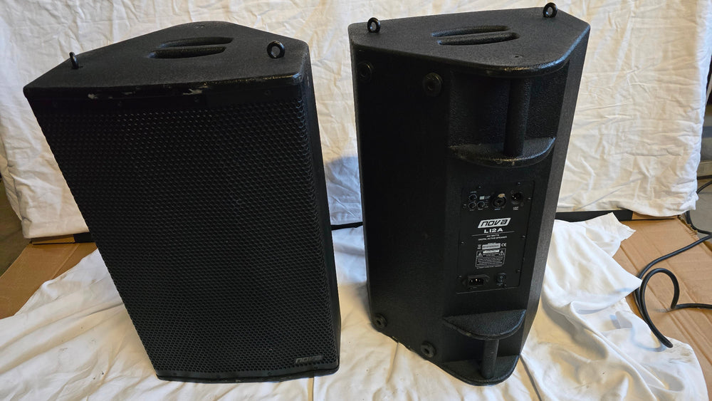 NOVA L12A Active Speaker Set (Pair) – 400W Cabinets
