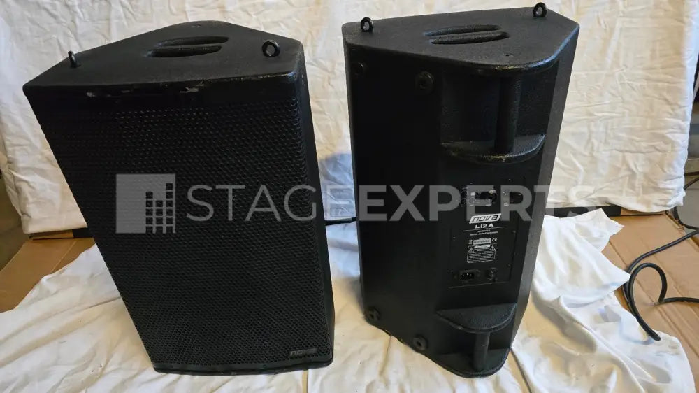 NOVA L12A Active Speaker Pair – 400W Cabinets | Portable PA