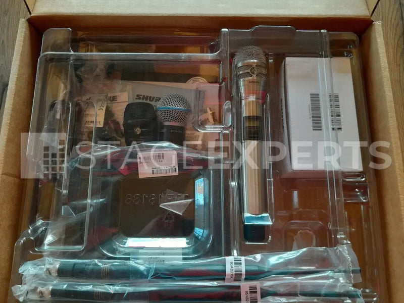 Shure ULXD4E H51 Wireless with ULXD2, KSM8 & Beta 58A