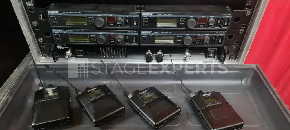 Shure PSM900 K1E 4-Set with PA421A, PA805 & BNC Cable
