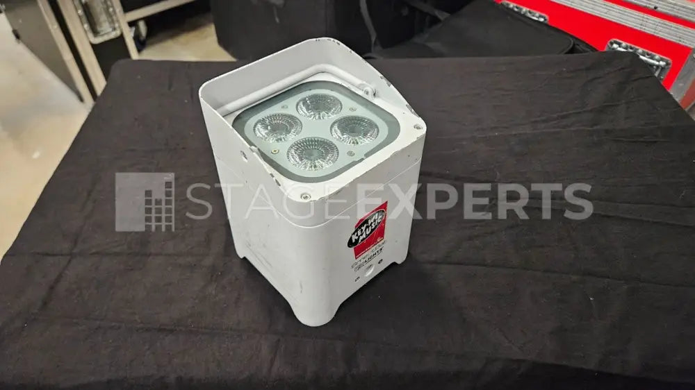 Prolights SmartBat White – 4x Battery LED PARs in Case Set