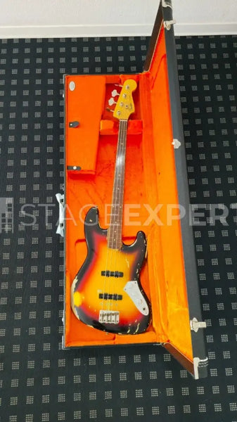 Fender Jaco Pastorius Tribute Relic Fretless Jazz Bass Guitar