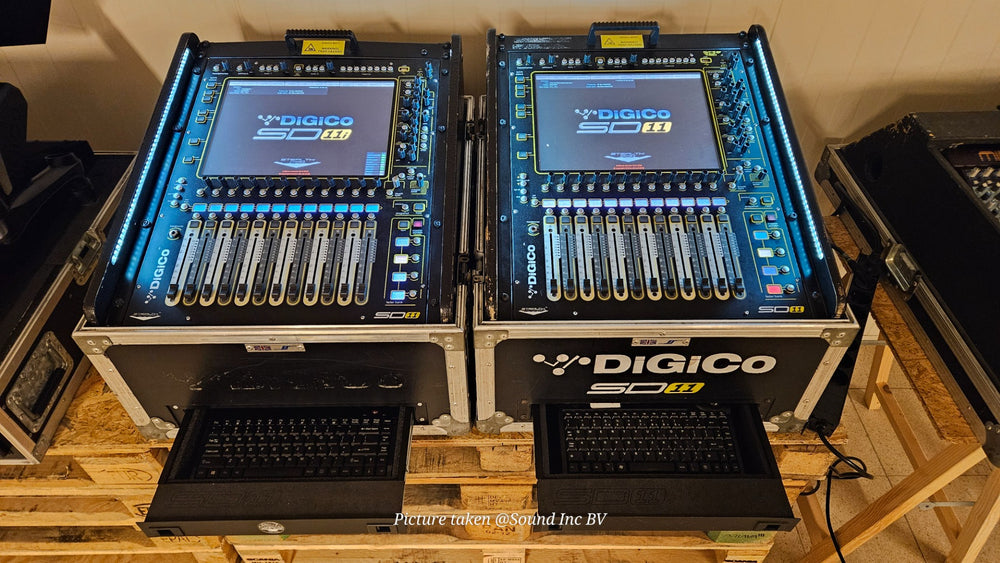 DiGiCo SD11 Digital Mixing Console – Surface with Road Case