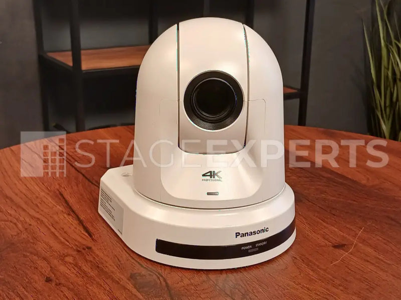 Panasonic AW-UE30WEJ 4K PTZ Camera, 20x Zoom – White + HDMI