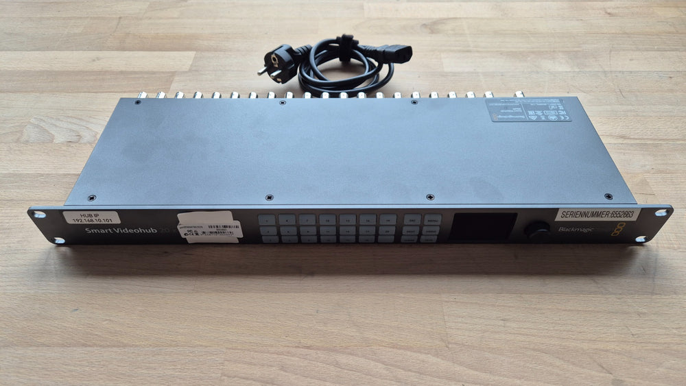 Blackmagic Design Smart Videohub 20x20 – 6G-SDI Router
