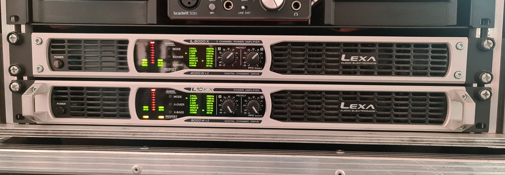 Lexa Audio L8000X & L10KX Professional 2-Channel Amplifiers