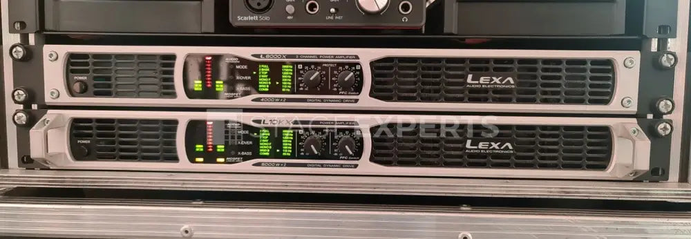 Lexa Audio L8000X & L10KX Professional 2-Channel Amplifiers