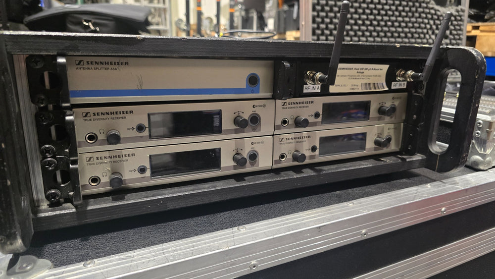 Sennheiser EW 300 G3 4‑Piece Set, B Band with ASA Splitter