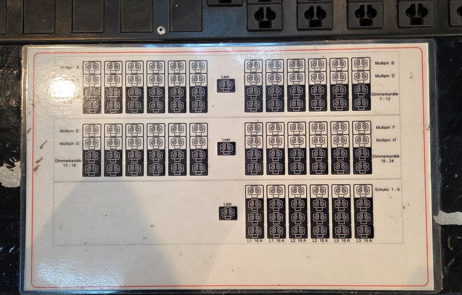 MA Lighting Digital Dimmer 24x2.3kW 63A Hotpatch in Case