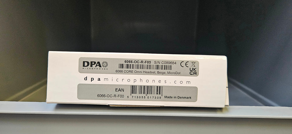 DPA 6066-OC-R-F00 subminiature omnidirectional headset mic