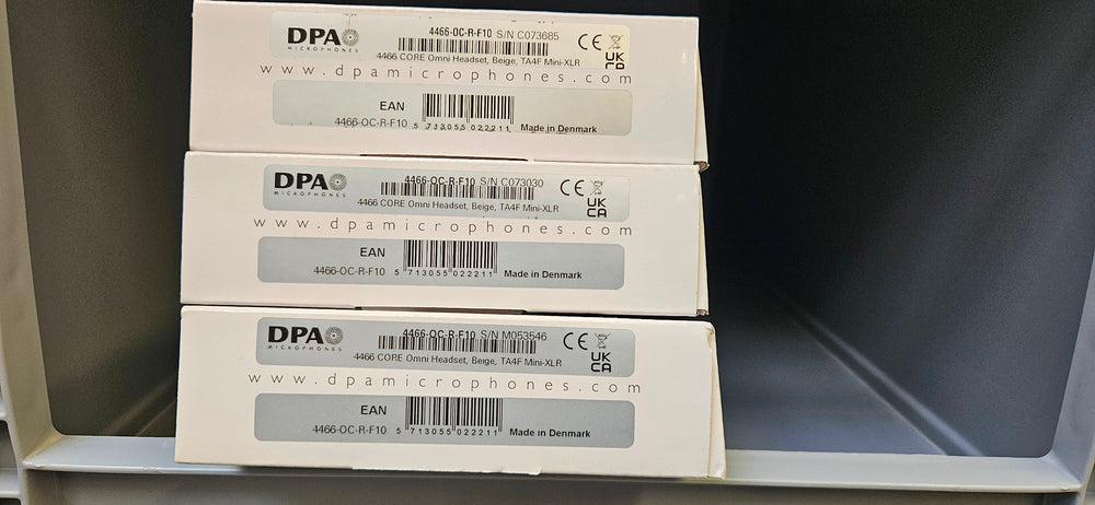 DPA 4466-OC-R-F10 Headset Microphone – Omnidirectional