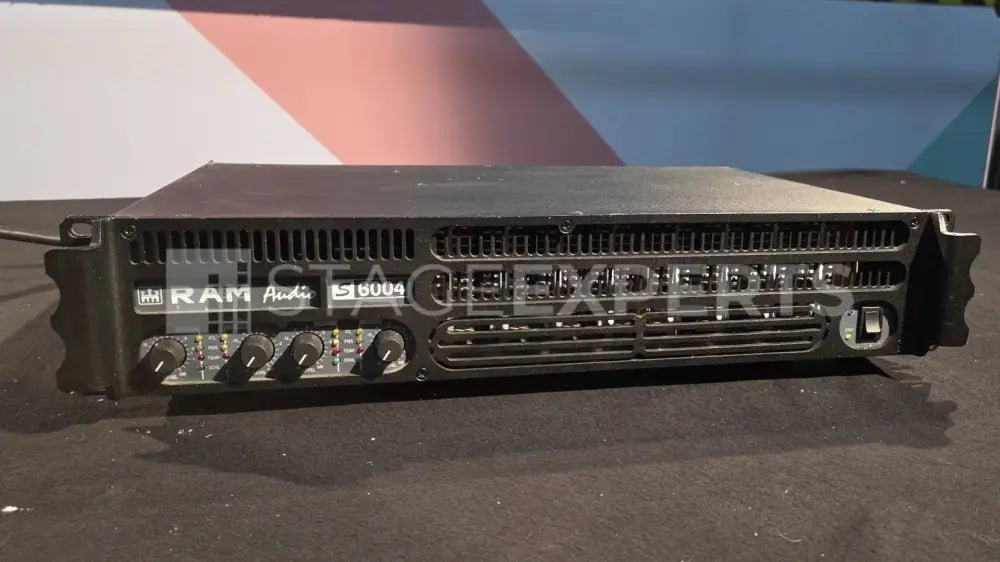 RAM Audio S6004 Power Amplifier – 4x1000W, 2U Rack
